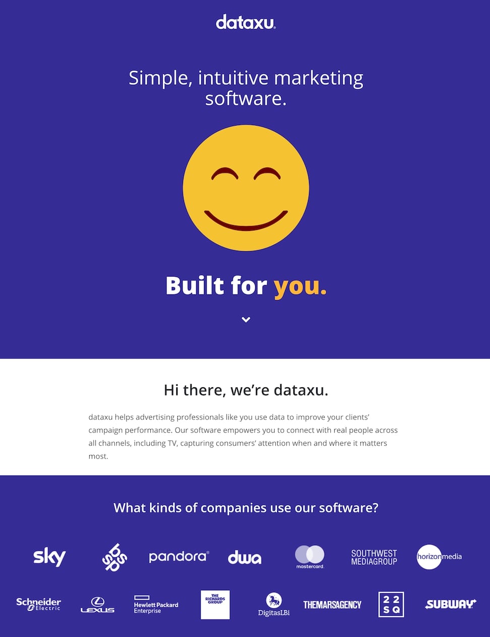 landing page example